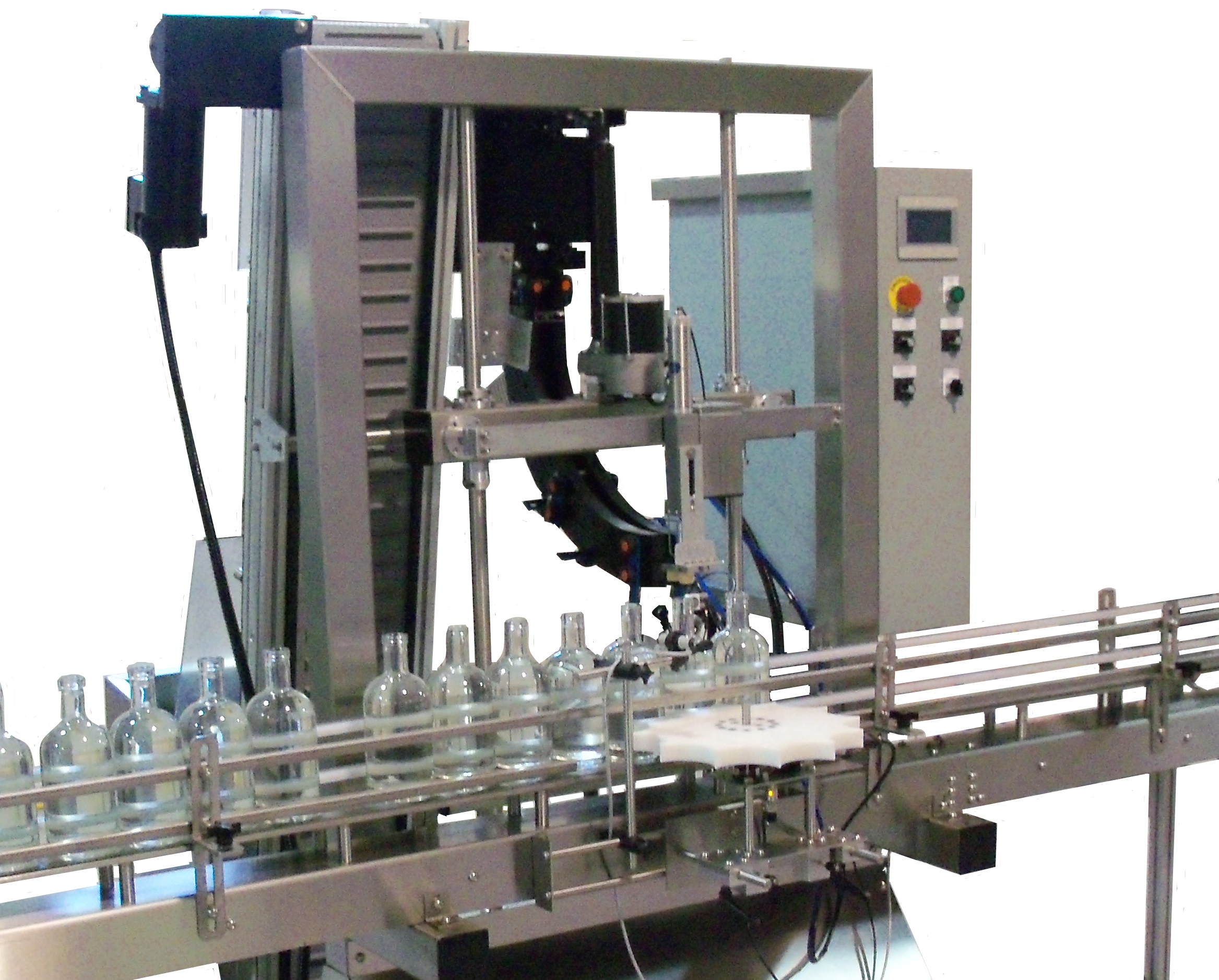 Automatic bottle corking machine from Liquid Packaging Solutions